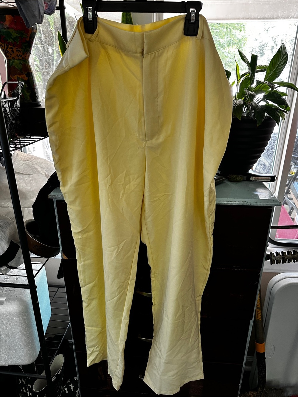 SHEIN Light Yellow Women’s Dress Pants